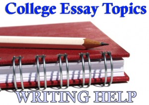 Help on college essays