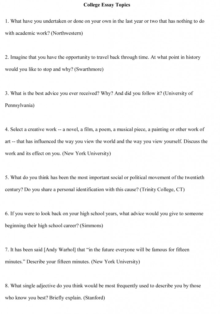 Should you introduce yourself in a college essay