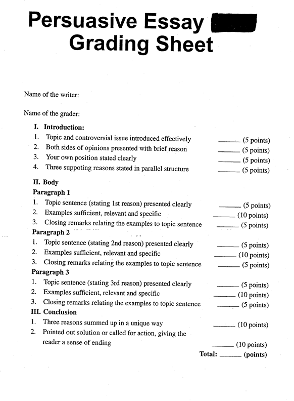 argumentative essay titles examples