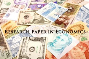 Term paper about economics