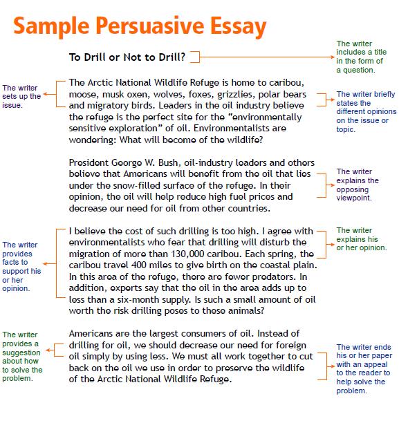 How to make a good persuasive essay