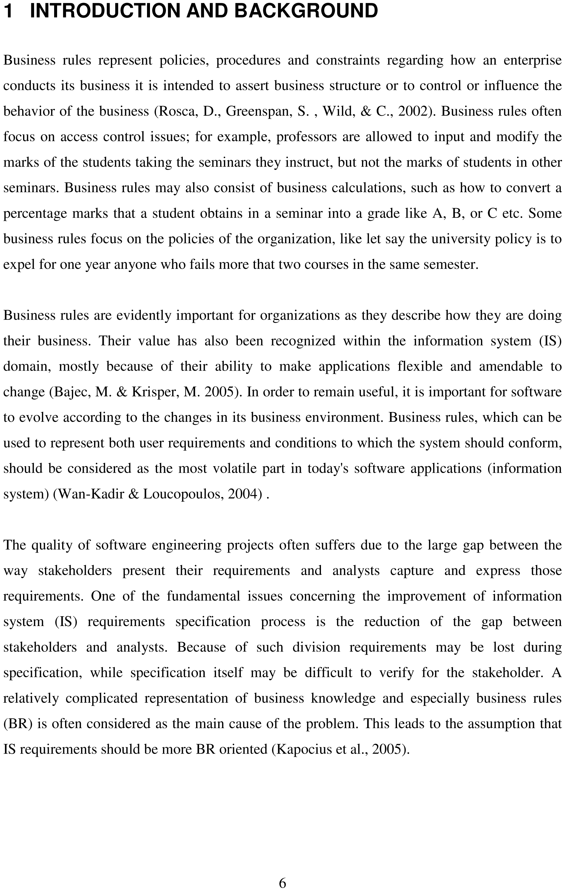 Components of a good research report format