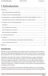 Legal dissertation sample