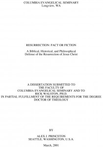 Samples of title pages for research papers