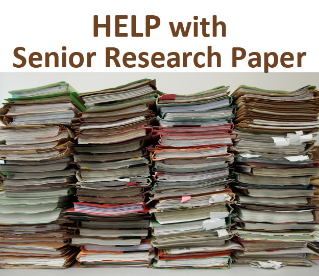 Senior Research Paper Help