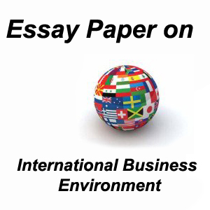 Essay about international trade