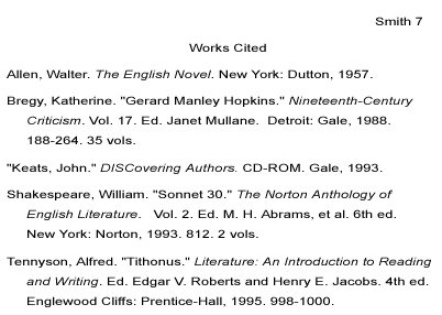 professays.comMLA Works Cited List Format professays.comMLA Works Cited List Format