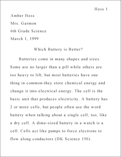 Global warming assignment