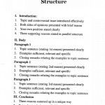 Argumentative essay outline structure