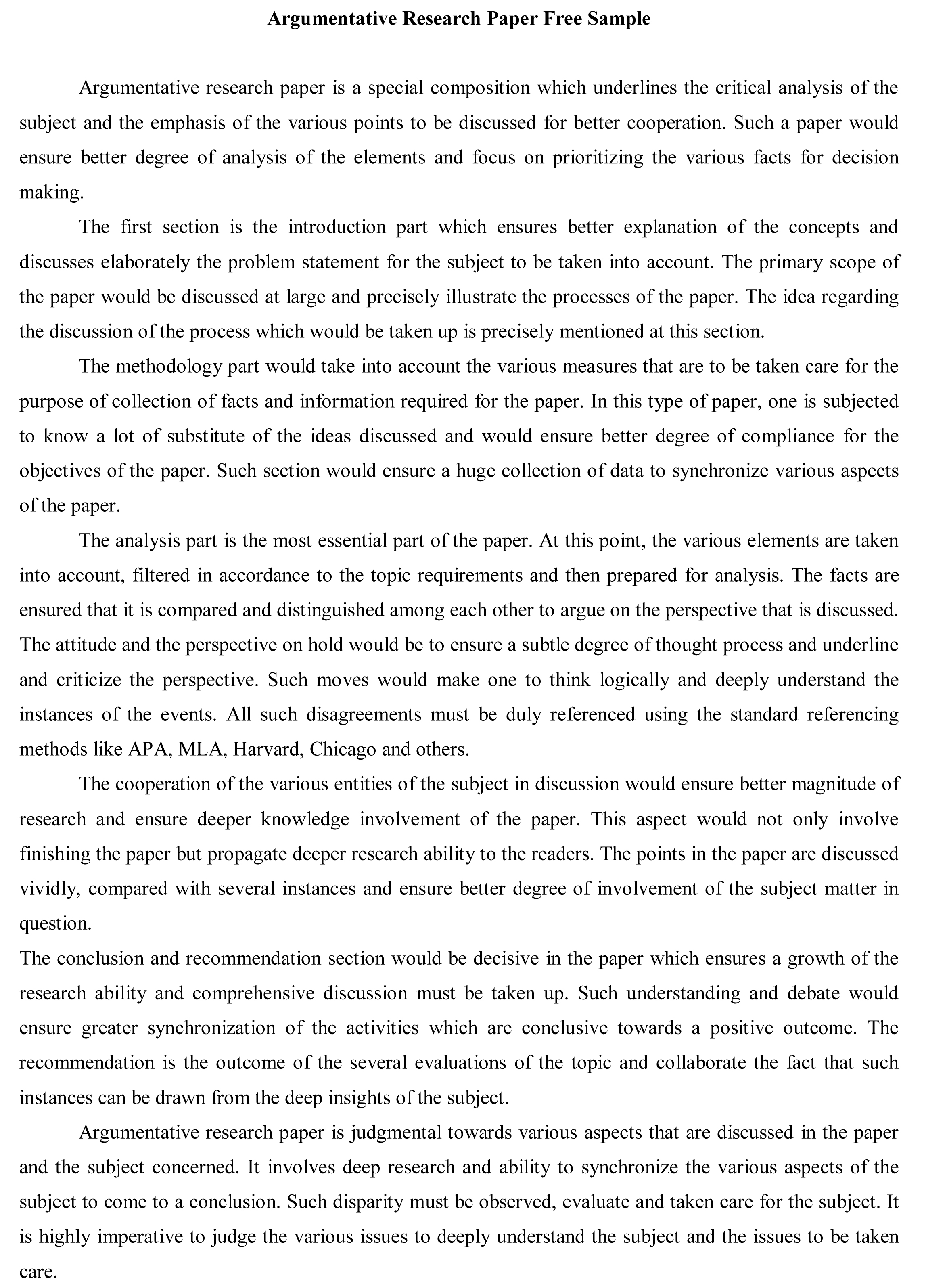 Argumentative Essay Written Examples Examples Of Argumentative Essays