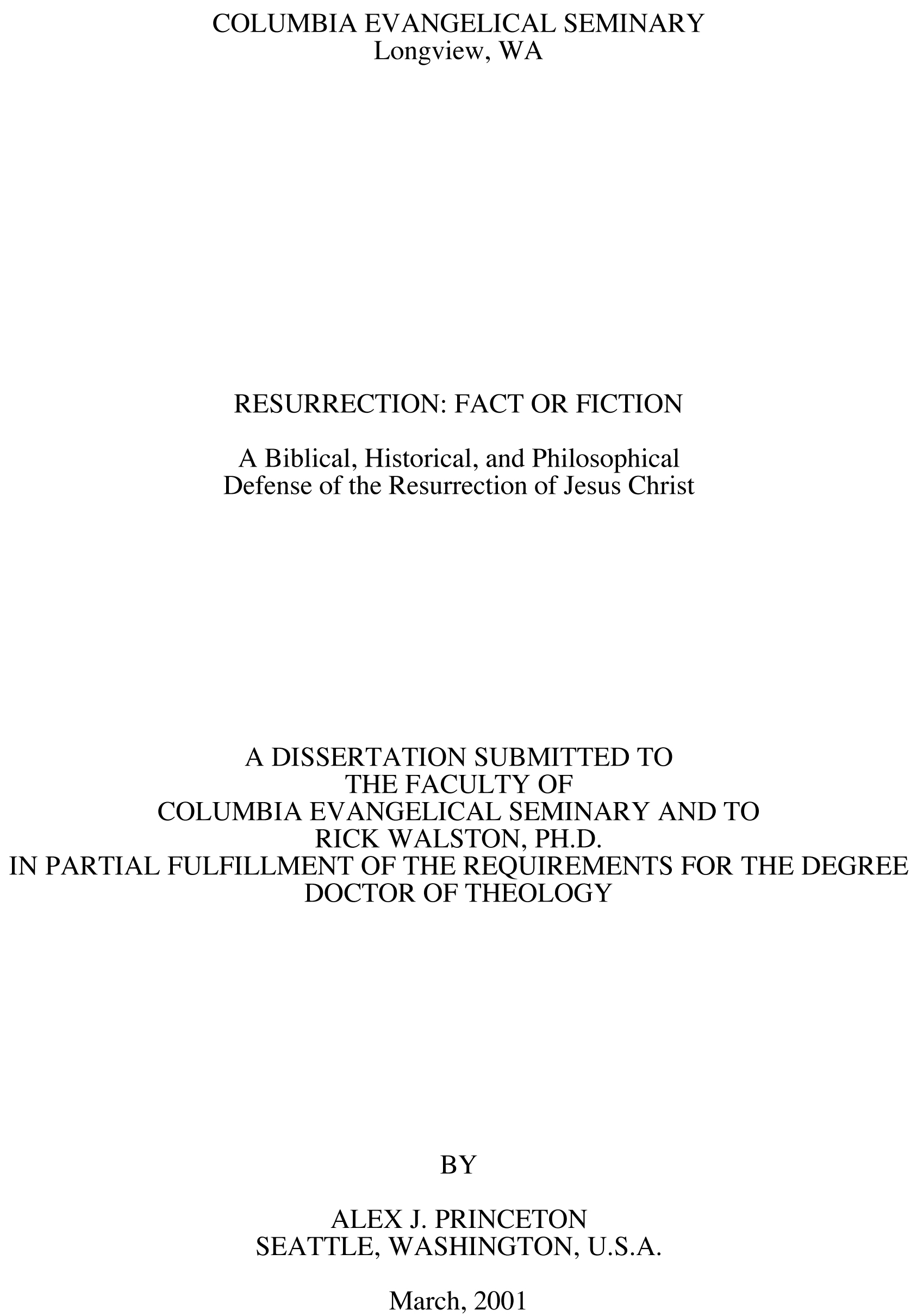 Theological research papers essays